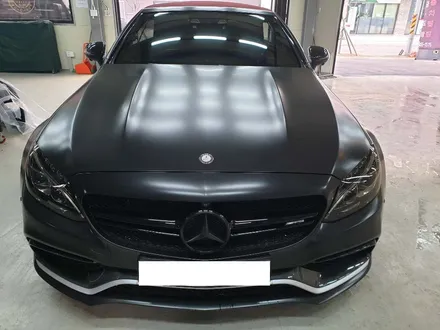 핫한 하남랩핑샵, C63 AMG 카브리올레 몰딩+그릴+엠블럼 랩핑 / 하남 하산곡동