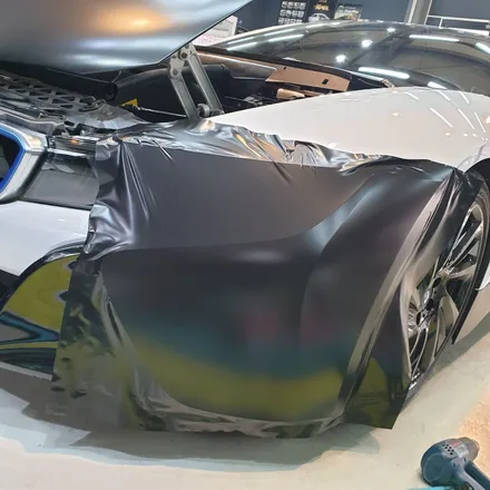 NFS(니드포스피드),스포츠카 BMW I8 블랙무광으로 전체랩핑 / 하남 하산곡동