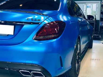 C63S AMG, 크롬샤틴블루 전체랩핑으로 이미지 변신! / 하남 하산곡동