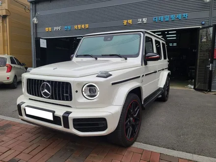 신형지바겐(G63AMG),스페어타이어커버 및 포인트 블랙유광랩핑 / 하남 하산곡동