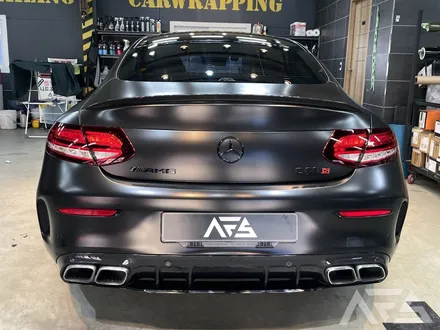 [경기광주] AMG C63S 전체랩핑 / 크롬죽이기 / 블랙무광 휠 도색 시공하러 니드포스피드 하남에 입고되어 변신!! / 하남 하산곡동