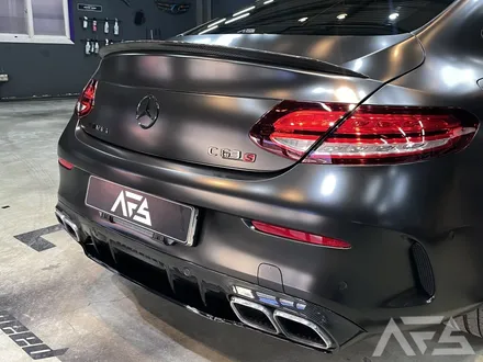 [경기광주] AMG C63S 전체랩핑 / 크롬죽이기 / 블랙무광 휠 도색 시공하러 니드포스피드 하남에 입고되어 변신!! / 하남 하산곡동