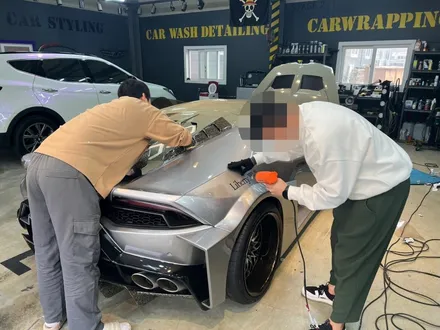 람보르기니 우라칸 아비오 에디션 리버티 워크 풀 바디킷 택랩 전체랩핑 위에 비닐 프로그 전체랩핑 시공 하남 / 미사 랩핑 / 하남 하산곡동