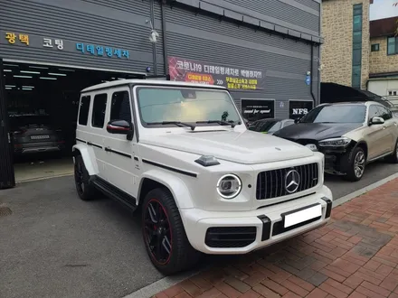 신형지바겐(G63AMG),스페어타이어커버 및 포인트 블랙유광랩핑 / 하남 하산곡동
