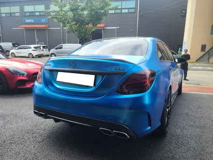 C63S AMG, 크롬샤틴블루 전체랩핑으로 이미지 변신! / 하남 하산곡동