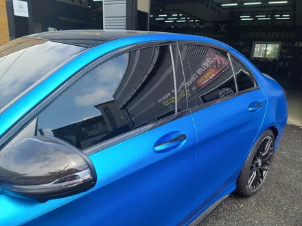 C63S AMG, 크롬샤틴블루 전체랩핑으로 이미지 변신! / 하남 하산곡동