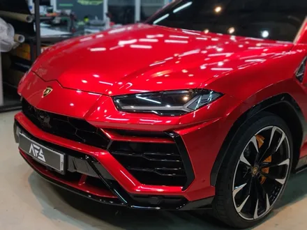 슈퍼카 우루스(URUS)  / 택랩(TECKWRAP)랩핑 풀시공 / 블러드레드 / 캔디레드 / 하남 하산곡동