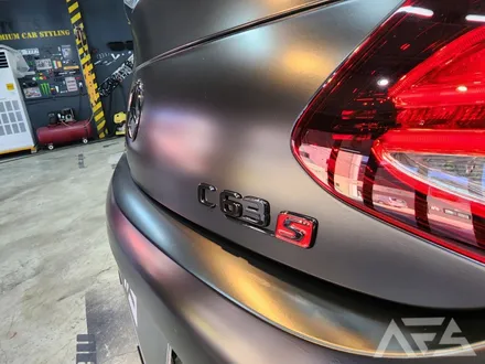 [경기광주] AMG C63S 전체랩핑 / 크롬죽이기 / 블랙무광 휠 도색 시공하러 니드포스피드 하남에 입고되어 변신!! / 하남 하산곡동