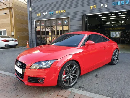 아우디 TT 랩핑제거 후 전체랩핑, 블루에서 레드로 변신해볼까!? / 하남 하산곡동