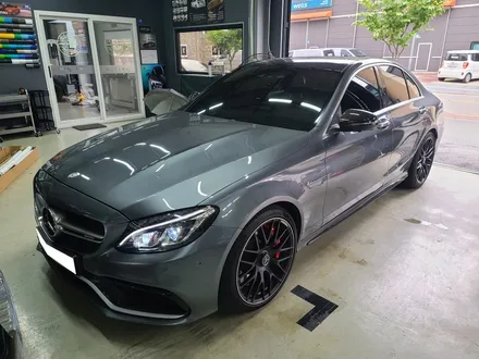 C63S AMG, 크롬샤틴블루 전체랩핑으로 이미지 변신! / 하남 하산곡동