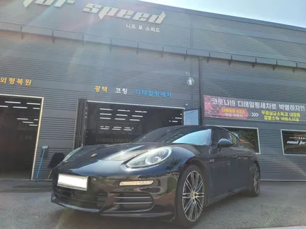 포르쉐 파나메라 3M샤틴퍼팩트블루 전체 랩핑 / 하남 하산곡동