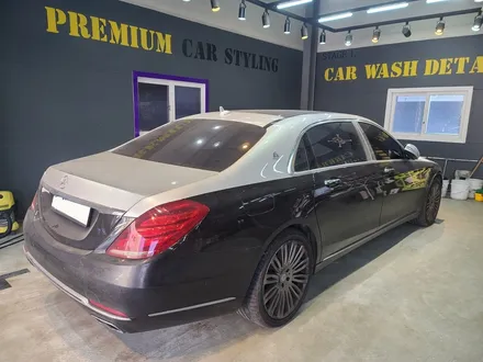 송파에서 오신 마이바흐 S500 W222 화이트펄 전체랩핑! / 하남 하산곡동