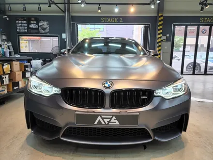 하남 자동차 랩핑 PPF 전문샵 BMW M4 사틴다크그레이 전체랩핑 시공 / 하남 하산곡동