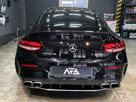[경기광주] AMG C63S 전체랩핑 / 크롬죽이기 / 블랙무광 휠 도색 시공하러 니드포스피드 하남에 입고되어 변신!! / 하남 하산곡동