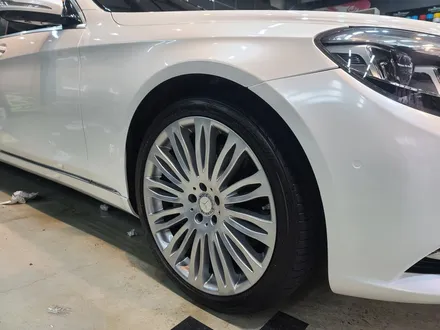 송파에서 오신 마이바흐 S500 W222 화이트펄 전체랩핑! / 하남 하산곡동