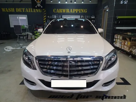 송파에서 오신 마이바흐 S500 W222 화이트펄 전체랩핑! / 하남 하산곡동