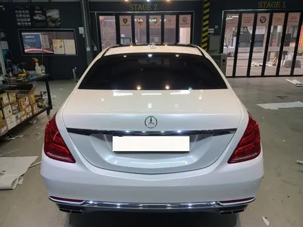 송파에서 오신 마이바흐 S500 W222 화이트펄 전체랩핑! / 하남 하산곡동