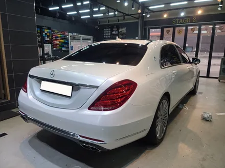 송파에서 오신 마이바흐 S500 W222 화이트펄 전체랩핑! / 하남 하산곡동