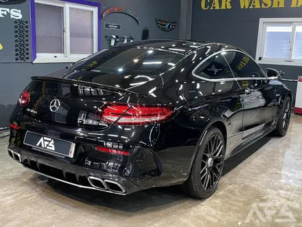 [경기광주] AMG C63S 전체랩핑 / 크롬죽이기 / 블랙무광 휠 도색 시공하러 니드포스피드 하남에 입고되어 변신!! / 하남 하산곡동