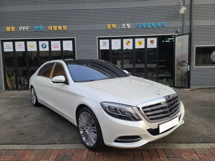 송파에서 오신 마이바흐 S500 W222 화이트펄 전체랩핑! / 하남 하산곡동