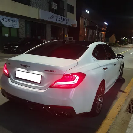 하남 카멜레온화이트랩핑, 제네시스 G70 화려한 새 옷입다! / 하남 하산곡동