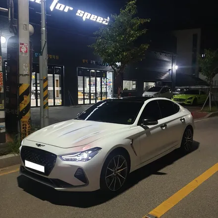 하남 카멜레온화이트랩핑, 제네시스 G70 화려한 새 옷입다! / 하남 하산곡동