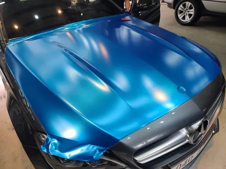 C63S AMG, 크롬샤틴블루 전체랩핑으로 이미지 변신! / 하남 하산곡동
