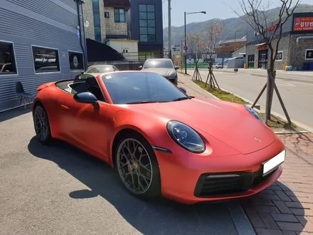 신형911(992)4S, 무광크롬 전체랩핑과 윈드쉴드로 보호하자! / 하남 하산곡동