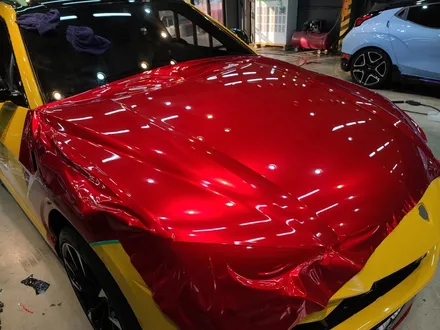 슈퍼카 우루스(URUS)  / 택랩(TECKWRAP)랩핑 풀시공 / 블러드레드 / 캔디레드 / 하남 하산곡동