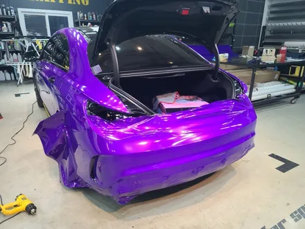 미사랩핑 CLA45AMG 에디션 블랙색상에서 보라돌이로 변신! / 하남 하산곡동