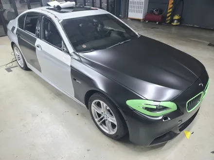 BMW 5시리즈(F10) / 3M 사틴블랙 전체랩핑 / 하남니드포 / 하남 하산곡동