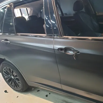 BMW X5 반무광블랙 전체랩핑 / 하남미사니드포 / 휠복원휠수리휠도색까지 완전대변신 / 하남 하산곡동