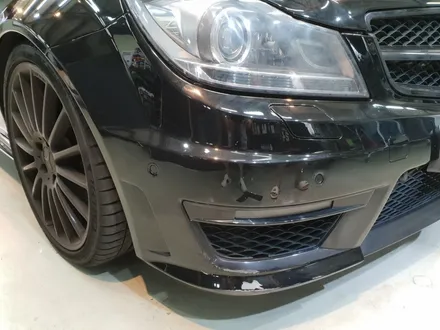 자동차전체랩핑제거, 벤츠 C63AMG 시멘트색상 벗어보자 / 하남 하산곡동