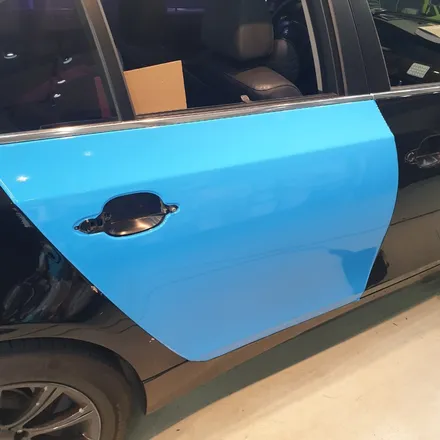 상태 안 좋은 BMW 5시리즈 E60, 에이버리 스카이블루 전체랩핑으로 신차되다?! / 하남 하산곡동
