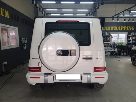 신형지바겐(G63AMG),스페어타이어커버 및 포인트 블랙유광랩핑 / 하남 하산곡동
