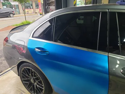 C63S AMG, 크롬샤틴블루 전체랩핑으로 이미지 변신! / 하남 하산곡동