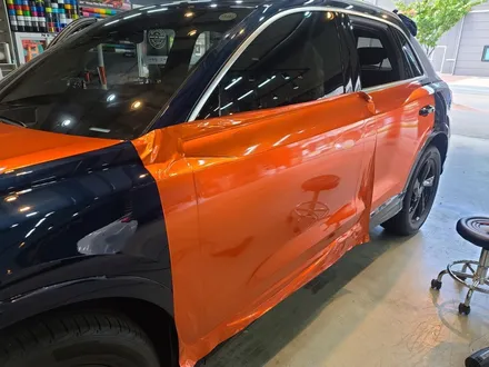 신형Q3 택랩 Gloss Aluminium Paprika Orange로 전체랩핑 / 하남 하산곡동