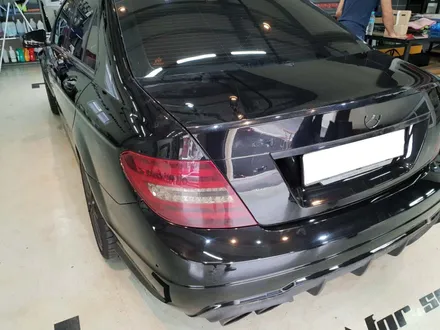 자동차전체랩핑제거, 벤츠 C63AMG 시멘트색상 벗어보자 / 하남 하산곡동