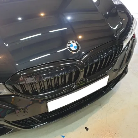 그릴 파츠 교환 비싸?!  그릴랩핑으로 같은 느낌, 저렴한 가격?! BMW 3시리즈 G20 그릴랩핑! / 하남 하산곡동
