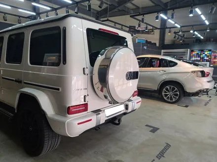 신형지바겐(G63AMG),스페어타이어커버 및 포인트 블랙유광랩핑 / 하남 하산곡동