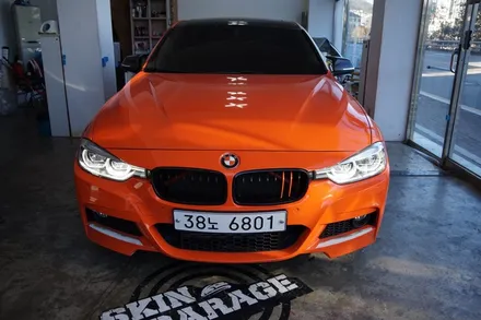 스킨게러지 + BMW F30 전체랩핑 + 전체랩핑제거 + BMW 전체랩핑 + M퍼포먼스데칼 + BMW라인랩핑 + BMW3시리즈랩핑 / 성남시 분당구 동원동