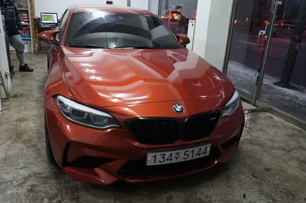 스킨게러지 + BMW M2 PPF + 카본스포일러PPF + 파츠보호필름 + 자동차보호필름 / 성남시 분당구 동원동