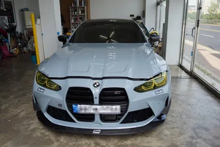 스킨게러지 + BMW M4 데칼 + CJ레이싱 스폰서데칼 + 스타일모터스포츠 + M4데칼 / 성남시 분당구 동원동
