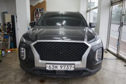 스킨게러지 #현대펠리세이드랩핑 #펠리세이드그릴랩핑 #펠리세이드랩핑 #부분랩핑 / 성남시 분당구 동원동