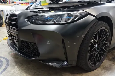 스킨게러지 #BMW IX4무광PPF #BMW전기차랩핑 #ix4범퍼PPF #보험사고PPF #BMW무광PPF #카본PPF / 성남시 분당구 동원동