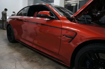 스킨게러지 + M4컨버터블 루프스킨 + M4랩핑 + BMW 부분랩핑 + 포인트랩핑 + BMW랩핑 + M4전체랩핑 + BMW데칼 / 성남시 분당구 동원동
