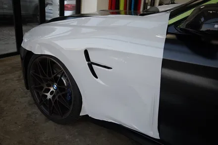 스킨게러지 + BMW M4전체랩핑 + M4전체랩핑 + M4랩핑 + 카본루프PPF + BMW 전체랩핑 + 에이버리그레이 + PPF + 카스킨 / 성남시 분당구 동원동