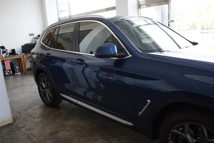 SKIN GARAGE + BMW X3 실내랩핑 + X3 크롬딜리트 + BMW 실내랩핑 + 크롬죽이기 + 하이글로시 죽이기 / 성남시 분당구 동원동