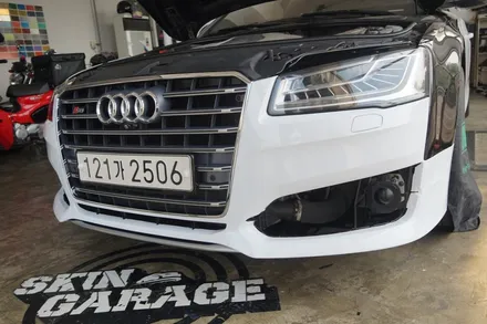 스킨게러지 #AUDI A8고광택랩핑 #아우디A8랩핑 #랩핑보험처리 #고광택전체랩핑 #고광택부분랩핑 #랩핑사고처리 / 성남시 분당구 동원동