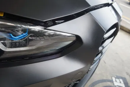 스킨게러지 #BMW IX4무광PPF #BMW전기차랩핑 #ix4범퍼PPF #보험사고PPF #BMW무광PPF #카본PPF / 성남시 분당구 동원동